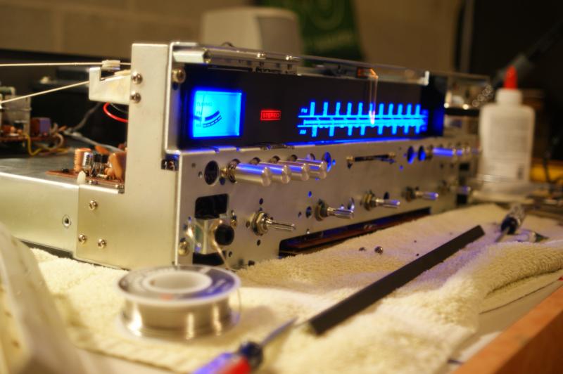 Testing the Marantz 2220B before assembly