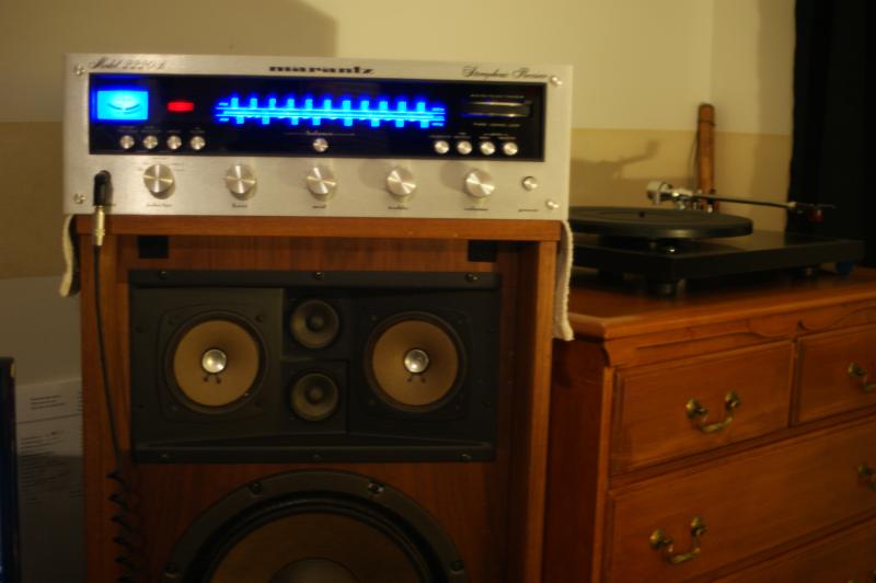 final shots of Marantz 2220B after restoration