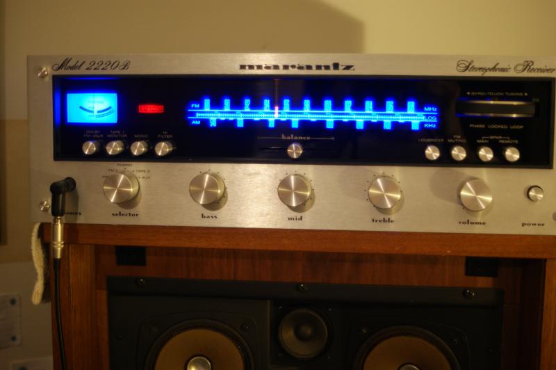 final shots of Marantz 2220B after restoration