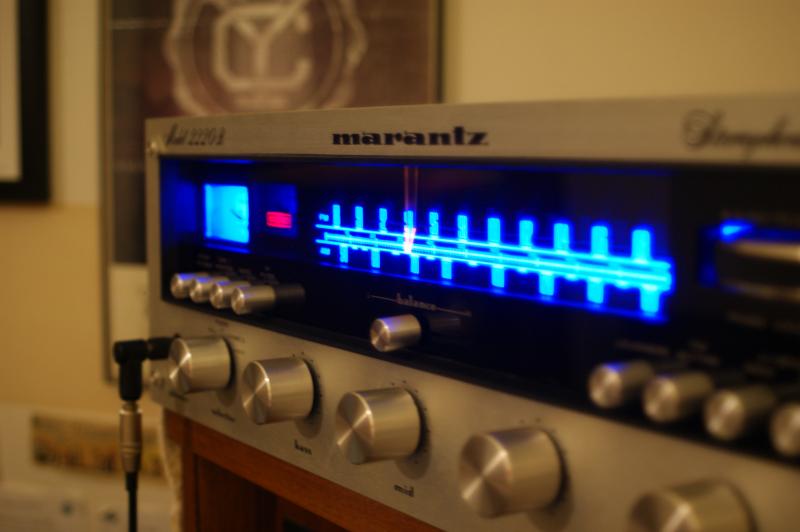 final shots of Marantz 2220B after restoration