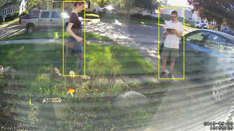 Example capture of two people
