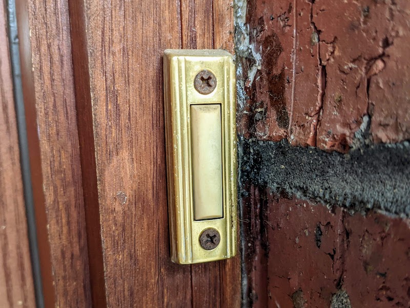 Original doorbell to the house