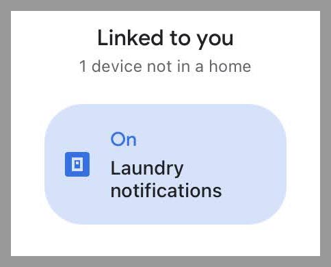 An entity has not assigned a room or added to the household in Google Home