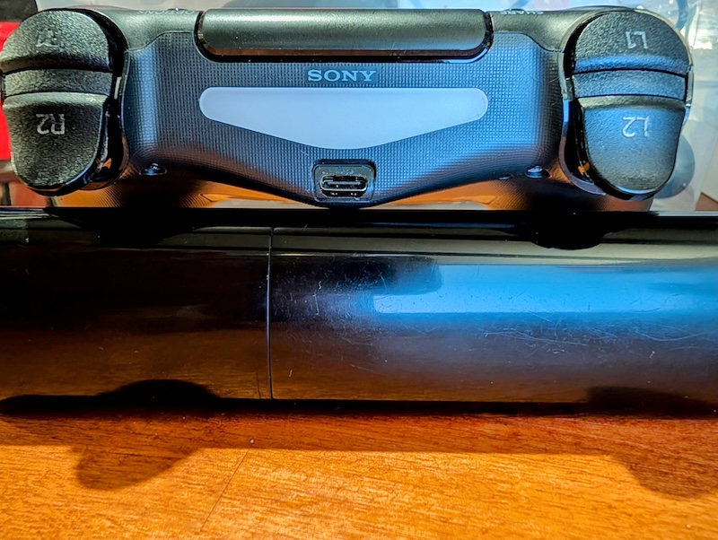 Sony DualShock 4 with USB-C mod installed